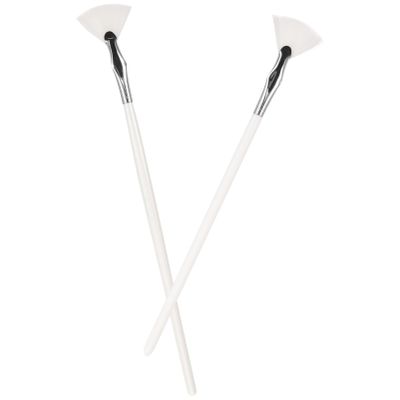 FOMIYES 2pcs Scalloped Lash Brush for Precise Lower Upper Eyelash Application Makeup Tools for Accurate Mascara Eyelash Separation for Professional Personal Use