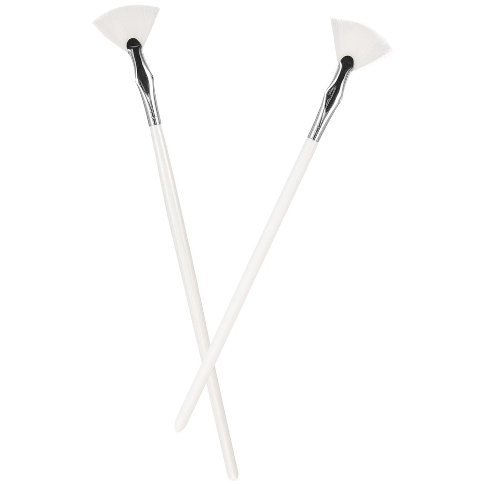 FOMIYES 2pcs Scalloped Lash Brush for Precise Lower Upper Eyelash Application Makeup Tools for Accurate Mascara Eyelash Separation for Professional Personal Use