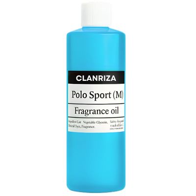 CLANRIZA POL'O-MEN-SPORTS FRAGRANCE OIL - FINE LASTING QUALITY OIL FOR MEN 16 fl oz