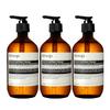 Aesop Geranium Leaf Body Cleanser | Non-drying Gentle Cleanser | Geranium Leaf, Mandarin Rind, Bergamot Rind | 16.9 oz / 500mL (Pack of 3) view 1