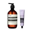 Aesop Reverence Aromatique Hand Wash (16.9 oz) + Eleos Aromatique Hand Balm (2.5 oz) | Hand Care Set to Exfoliate and Nourish | Set of 2 view 1