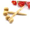 NOLITOY Wooden Face Mini Massage Roller for Men and Women Portable Handheld Massage Tool for Neck Back and Natural for Soothing Comfort view 2