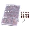 210Pcs Sanding Bands for Nail Drill Manicure Ring for Mandrel Care Accessories for Foot Calls Brown for Foot Nail Drill Bits view 1