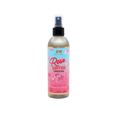 On Natural - Rose Water [Original] 8oz, Facial and Hair Mist for all day hydration