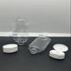 5-Pack - 4 oz Clear PET Tottle Bottles with White Snap Top Caps, Ideal for Creams, Lotions, Cosmetics & More - Great for Travel and Camping - Makes a Great condiment Bottle -Made in USA view 4