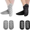 2 Pairs Gel Socks for Women Moisturizing Sock for Men Hard Rough Peeling Skin Soft Spa Repairing and Softening Calluses Dry Cracked Feet Skins Heels view 1