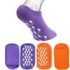 2 Pairs Gel Socks for Women Moisturizing Sock for Men Hard Rough Peeling Skin Soft Spa Repairing and Softening Calluses Dry Cracked Feet Skins Heels view 1