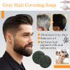 2PCS Black Shampoo Bar Soap,Moisturizing Gray Hair Reverse Soap Bar,Natural Hair Darkening Shampoo Soaps for Men & Women view 2
