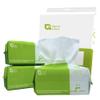 GentlGlow Disposable Face Towels, Clean Facial Towels, Multi-purpose Towels for Makeup Remover, Travel Towel, Facial Wash And Dry, Skincare, Daily Cleaning, 3 Pack (210 Count) 8 x 8 Inches view 1