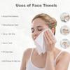 GentlGlow Disposable Face Towels, Clean Facial Towels, Multi-purpose Towels for Makeup Remover, Travel Towel, Facial Wash And Dry, Skincare, Daily Cleaning, 3 Pack (210 Count) 8 x 8 Inches view 3