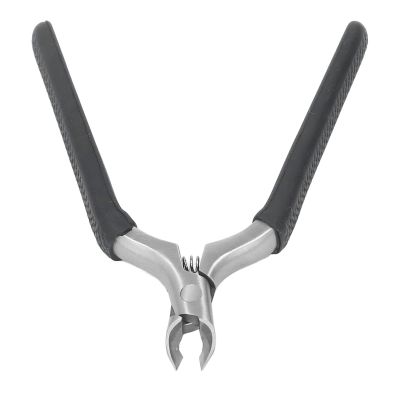 Cuticle Trimmer, Slip Handle Dead Skin Remover Nail Clipper Cuticle Cutter Stainless Steel for Fingernail for Home (Black)