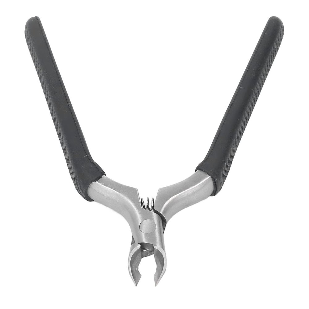 Cuticle Trimmer, Slip Handle Dead Skin Remover Nail Clipper Cuticle Cutter Stainless Steel for Fingernail for Home (Black)
