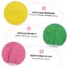 Beatifufu Polyester Spa Glove Set 4 Pcs Scrub Mitts Exfoliating Gloves for Men Women Easy to Clean for Random Color view 2