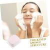 Anneome 1set Convenient Travel Face Cleaners Exfoliating Facial Sponges for Daily Use Makeup Removal and Skin Cleansing Portable Pads and Storage Box view 2