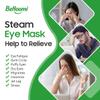 BeHoomi 30Packs Steam Eye Mask, Heated Eye Mask Warm Compress for Eyes, Self Heating Disposable Steam Mask for Home Sleep, Spa, Travel Essentials & Relaxation Gifts, Stocking Stuffers (Lemongrass) view 3