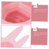 MAGICLULU Bunny-shaped Makeup Brush Cleaners Silicone Makeup Brush Cleaners Bowl 2pcs view 3