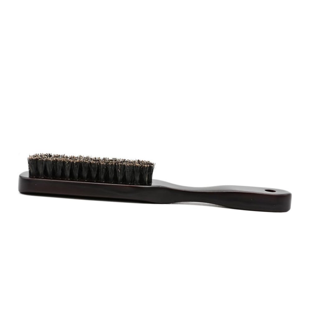 Beaupretty Beard Grooming Brush with Stiff Boar Bristles Portable Styling Tool for Men for Cleaning and Shaping Beards Handle Bearded Men