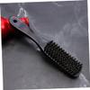 Beaupretty Beard Grooming Brush with Stiff Boar Bristles Portable Styling Tool for Men for Cleaning and Shaping Beards Handle Bearded Men view 4