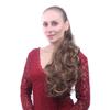 LOVULIFE Hair Chignon 20inches Ladies Fashionable Long Curly Hair Big Wave Synthetic Wig Claw Clip Style Ponytail Hair Extensions Hair Bun Messy Bun Hair Piece (Color : 07, Size : 55cm) view 3