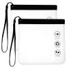 Amabro 2pcs Clear Travel Toiletry Bag - TSA Approved, Leak-Proof Airport Security Liquids Bags 20 x 20cm Toiletry Bag with Hanging Rope Portable Travel Accessories Holiday Essentials Makeup Bags view 1