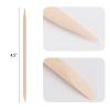 200pcs Orange Sticks for Nails 4.5 inch Double Sided Wooden Cuticle Pusher Remover Nail Art Manicure Pedicure Tool for Manicure Pedicure view 2