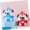 SHINEOFI Adorable Manual Pencil Sharpener Unique Clown Design Portable and Convenient for Boys and Girls for Office Use Essential Pencil Supply for Artists and Students view 3