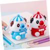 SHINEOFI Adorable Manual Pencil Sharpener Unique Clown Design Portable and Convenient for Boys and Girls for Office Use Essential Pencil Supply for Artists and Students view 4