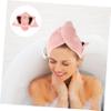 MERRYHAPY Lovely Quick Dry Hair Towel Cap Double Absorbent Drying Hat for Easy Hair Care for Bathing Makeup and Travel Microfiber Design view 3