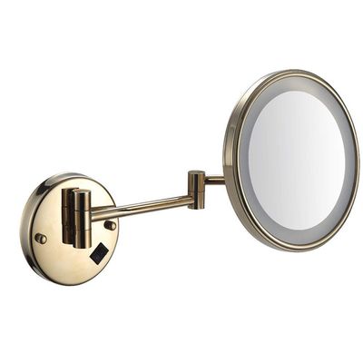 3X Magnification Wall Mounted Lighted Vanity Mirror LED Lighted 8 Inches Double Sided Makeup Mirrors Powered by Charging (Color : D)