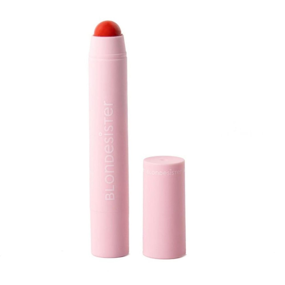 Blondesister 2 in 1 Its Up To You Lip and Cheek - Lipstick for Women and Blush for Cheeks - Multi-Use Creamy Texture - 03 Fire Red - 0.12 oz.