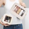 2 Pieces Travel Clear Makeup Bag, Large Cosmetic Bag with Zipper Small Clear Makeup Pouch for Purse Waterproof TSA Approved Toiletry Bag Case for Women Car Organizer Travel Essentials view 2
