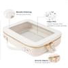 2 Pieces Travel Clear Makeup Bag, Large Cosmetic Bag with Zipper Small Clear Makeup Pouch for Purse Waterproof TSA Approved Toiletry Bag Case for Women Car Organizer Travel Essentials view 4