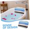 Beaupretty Bathtub Headrest Pillow for Neck and Shoulder Support Durable Material Comfortable Foam Cushion with Suction Cups for Relaxation Spa Shower view 3