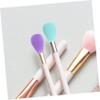 MAGICLULU 3pcs Silicone Makeup Brush Covers for Travel Dust Cosmetic Brush Lightweight and Pink and Purple view 4