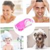 SOESFOUFU Silicone Bath Scrubber for Exfoliating Scalp Dual-Sided Shower Brush with Hook for Easy Use Gentle Cleaning and Massaging for Daily Skin Care view 2