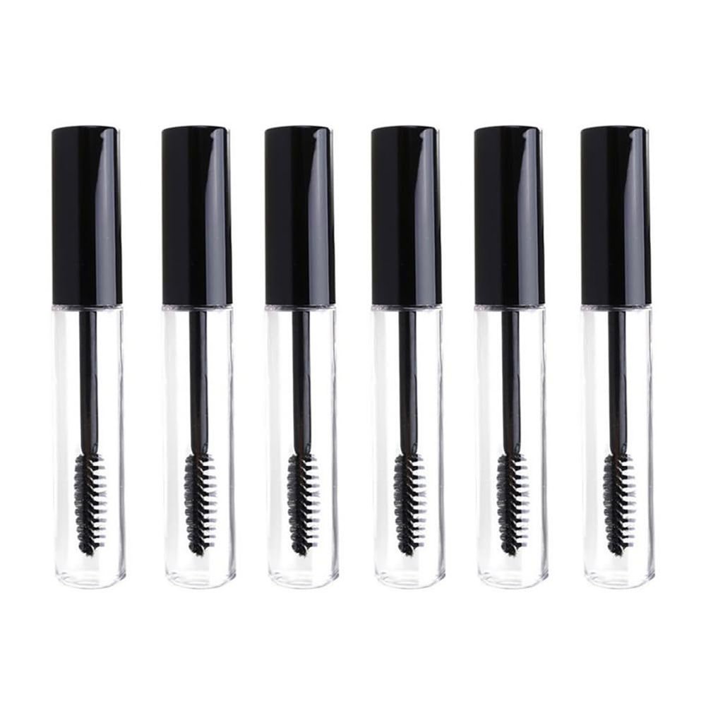 10ml Empty Mascara Tube Bottle Eyelash Serum Bottles Eyeliner Tube Wand Eyelash Cream Container Eyelash Vials Wand Eyebrow Brush Tube DIY Mascara
