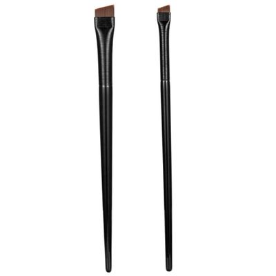MAGICLULU 3sets Ultra Thin Eyebrow Eyeliner Brush Angled Makeup Brushes for Precise Application Soft Bristles for Delicate Eye Areas for Women Makeup Collection