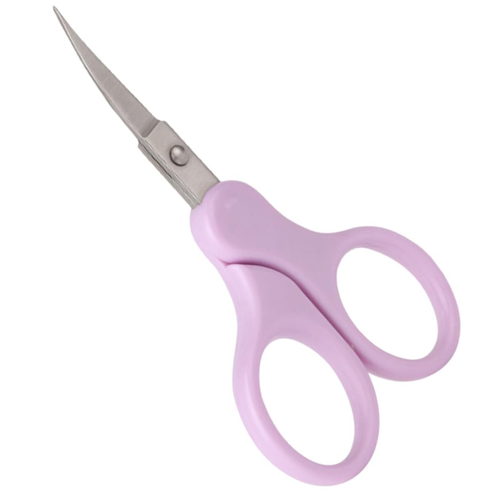 MAGICLULU Cute Tiny Scissors Meridian Trimmer Eyebrow Hair Scissors Stainless Steel Brow Face Hair for Women Men