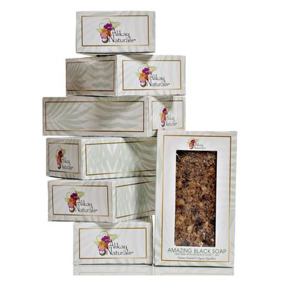 Alikay Naturals Amazing Black Soap Bar - Set Of 7