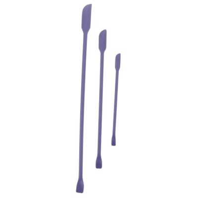 SOESFOUFU 3pcs Mini Silicone Spatula Set Double-ended Makeup Applicator for Skincare and Cosmetic Use Durable and Portable Tools for Mixing and Applying Products