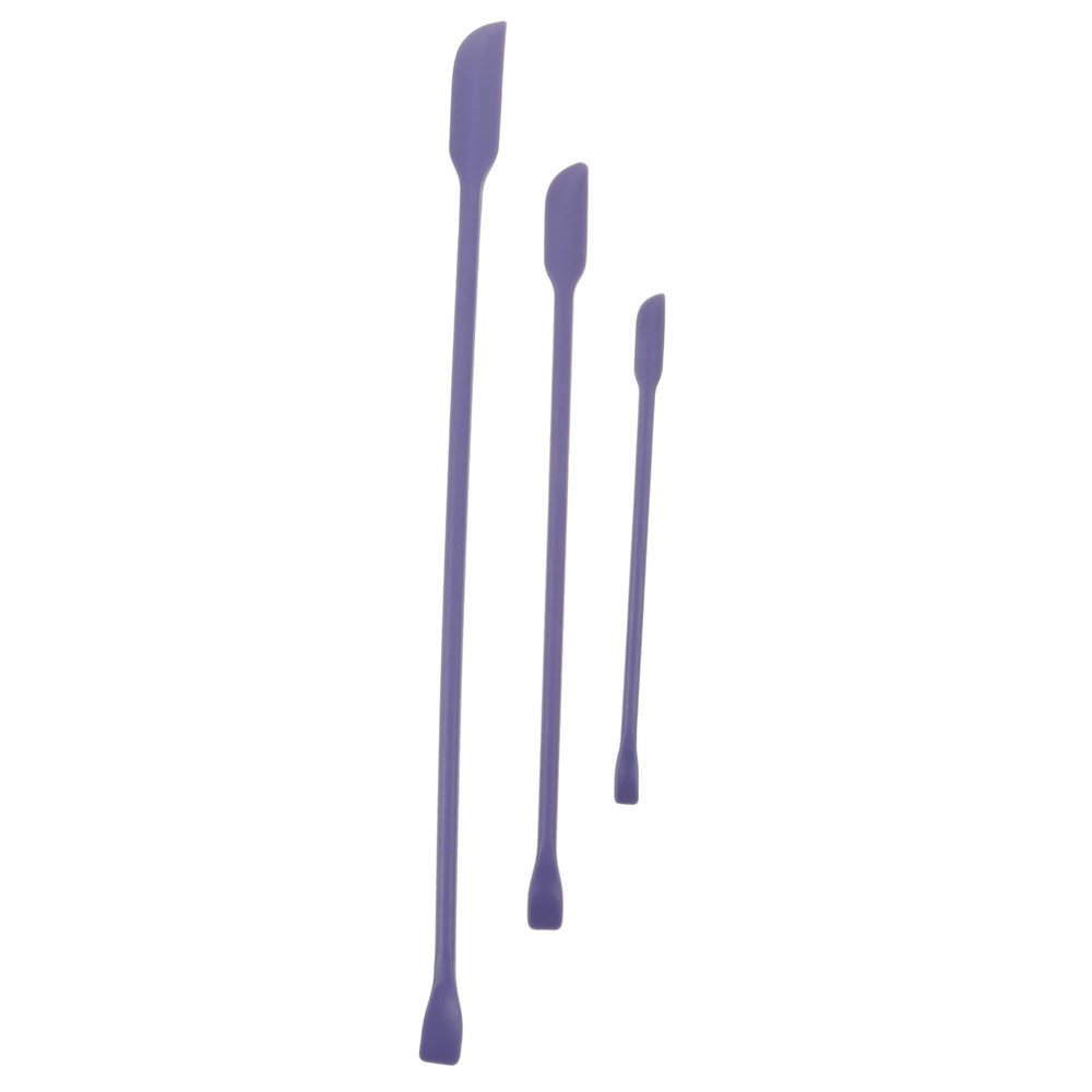 SOESFOUFU 3pcs Mini Silicone Spatula Set Double-ended Makeup Applicator for Skincare and Cosmetic Use Durable and Portable Tools for Mixing and Applying Products