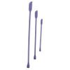 SOESFOUFU 3pcs Mini Silicone Spatula Set Double-ended Makeup Applicator for Skincare and Cosmetic Use Durable and Portable Tools for Mixing and Applying Products view 1
