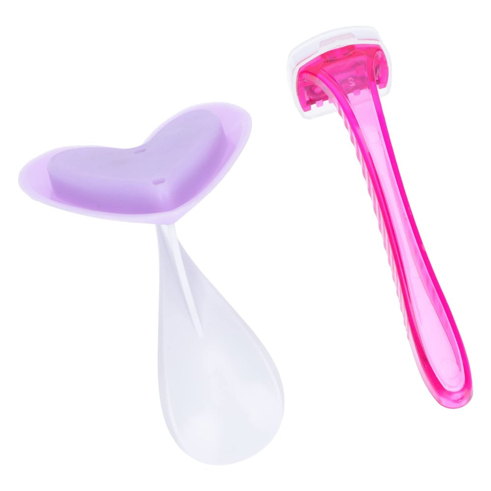 NOLITOY 1set Silicone Set for Private Hair Shaping Creative Hair Removal Tool for Intimate Areas Travel-Friendly Bikini Trimmer Random Colors Ergonomic Design for Easy Use