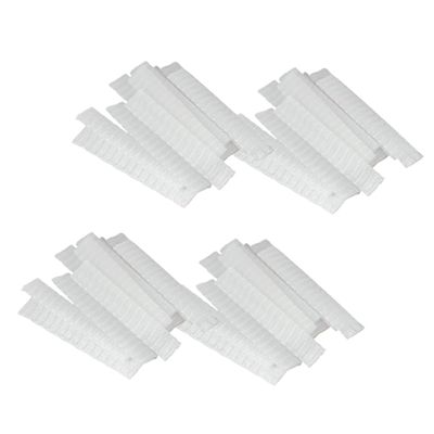 MERRYHAPY 100pcs Pe Plastic Makeup Brush Protective Covers Breathable Sleeves for Brushes Keep Makeup Tools Clean and Organized for Travel and Daily Use