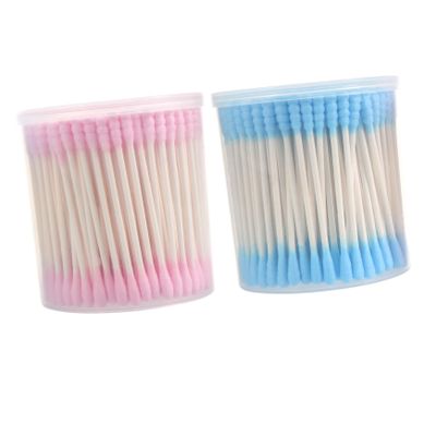 MAGICLULU 400pcs Double-ended Cotton Swabs for Makeup Ear Cleaning and Care and Comfortable Use Cotton Material for Home and Salon Use