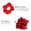 FRCOLOR 10pcs Christmas Hair Scrunchies for Girls Elastic Hair Ties Soft Stretchable Accessories for and Everyday Use view 2