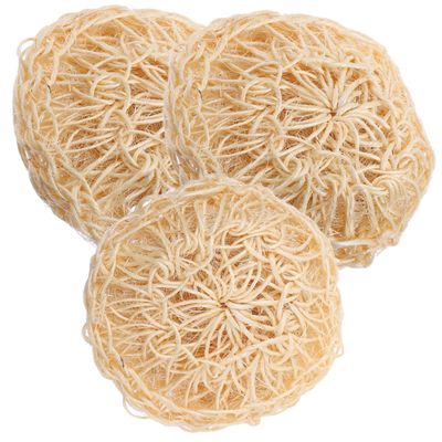 MERRYHAPY 3pcs Sisal Bath Rub Exfoliating Body Scrubber Shower Balls for Bath Shower Supplies