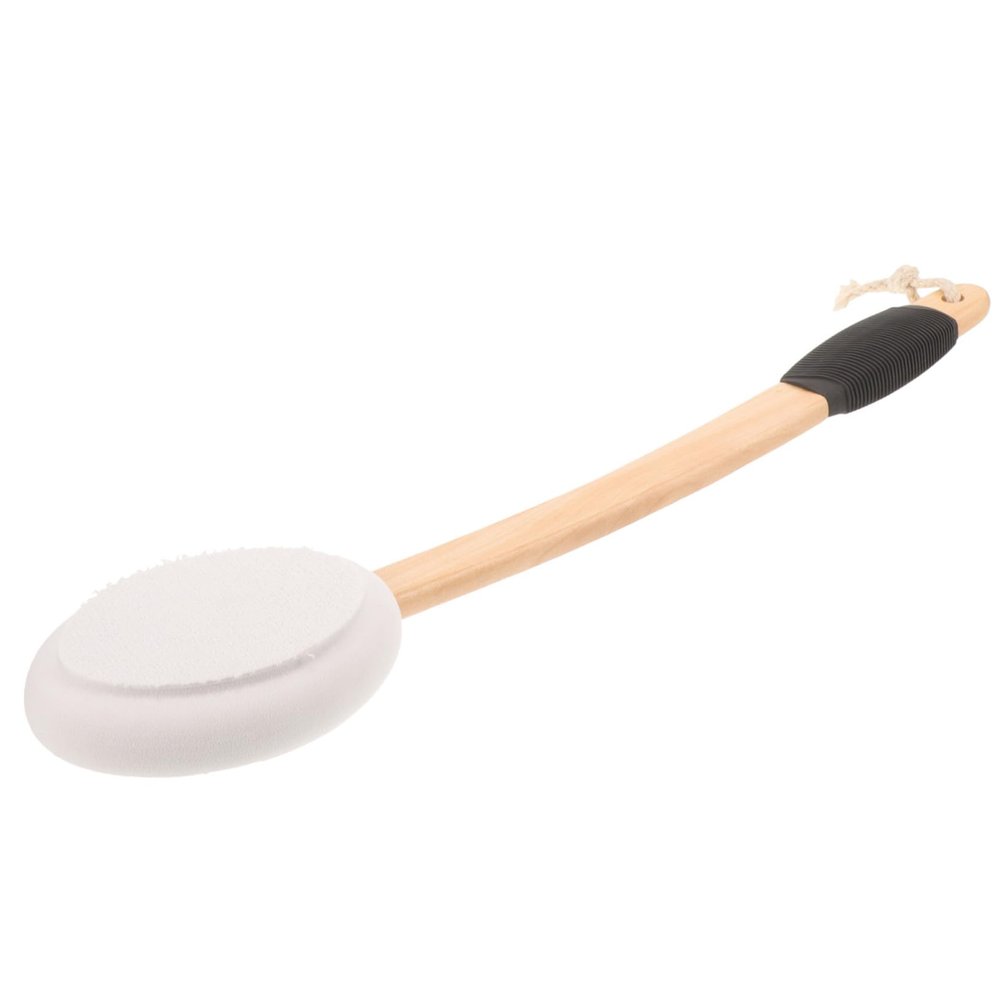 SOESFOUFU Elderly-Friendly Long Handle Bath Brush Shower Back Scrubber Exfoliating Brush