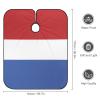 Vafogehu Adult Barber Cape Luxembourg Flag Hairdresser Haircut Shawl Barber Apron view 2