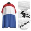 Vafogehu Adult Barber Cape Luxembourg Flag Hairdresser Haircut Shawl Barber Apron view 4
